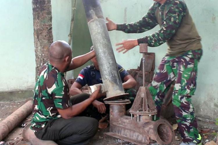 Inovasi Pompa Hidram Kodim 1620, Harapan Baru Penyediaan Air Bersih di Lombok Tengah