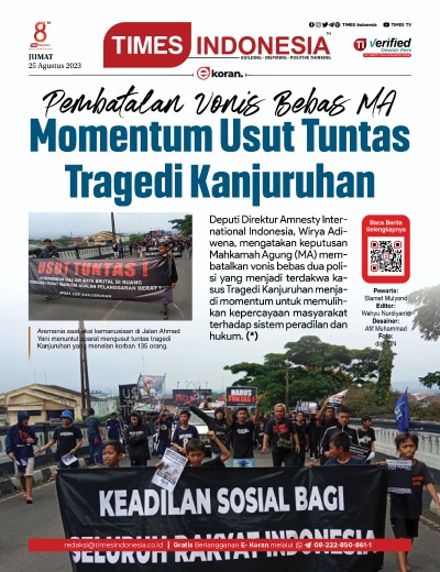 Edisi Jumat, 25 Agustus 2023: E-Koran, Bacaan Positif Masyarakat 5.0 