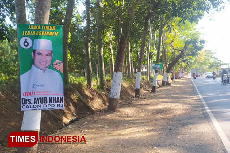 Bawaslu Bondowoso Belum Copot Banner Berisi Kampanye