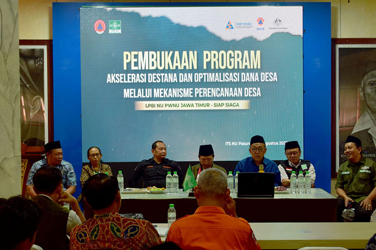 LPBI NU Jatim, BPBD, dan DFAT Australia Luncurkan Program Akselerasi Desa Tangguh