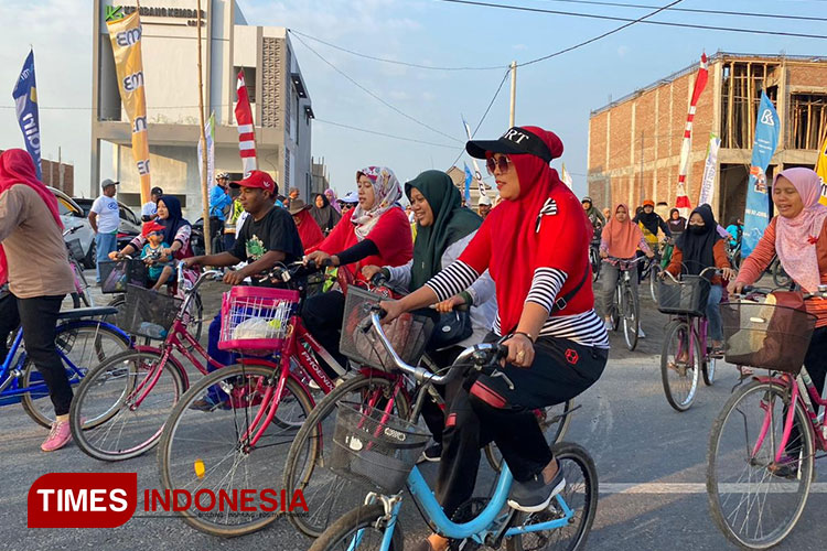 Sepeda Santai Meriahkan Peresmian Perumahan Palma Tjoekir Village Jombang