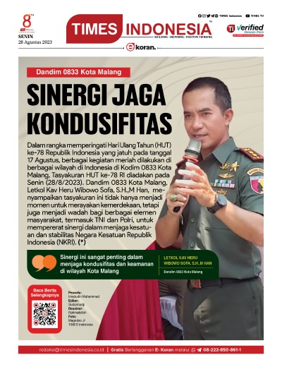 Edisi Senin, 28 Agustus 2023: E-Koran, Bacaan Positif Masyarakat 5.0