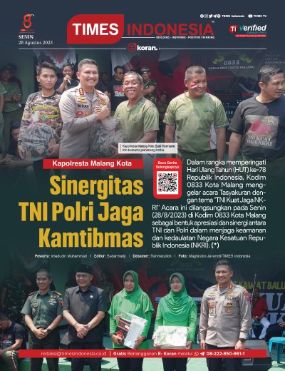 Edisi Senin, 28 Agustus 2023: E-Koran, Bacaan Positif Masyarakat 5.0