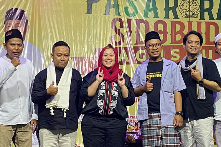 Inayah Wahid Apresiasi Lesbumi NU Sidoarjo Sukses Gelar Pasar Rakyat Sidobudoyo
