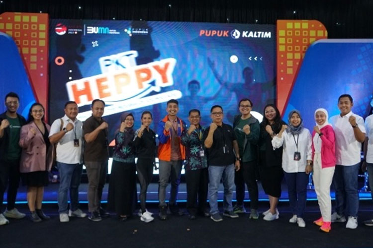 Launching Program PKT HEPPY, Pupuk Kaltim Ajak Karyawan Konsisten Terapkan Pola Hidup Sehat