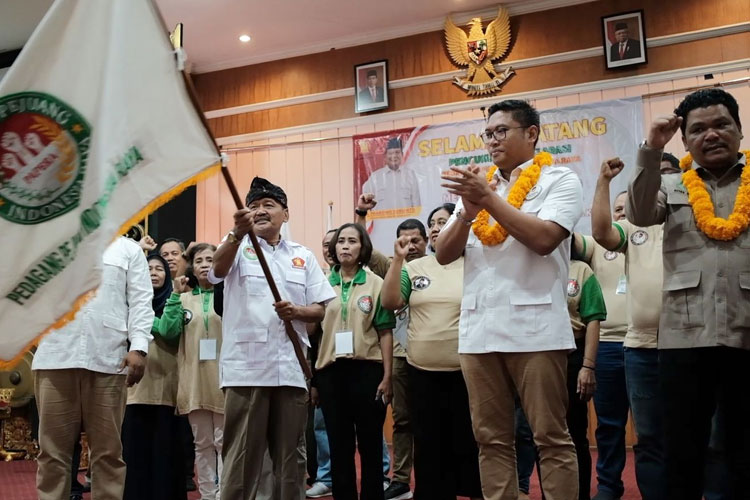 Sudaryono Lantik Pengurus DPD PAPERA Bali, Pedagang Solid Menangkan Prabowo Subianto untuk Pemilu 2024
