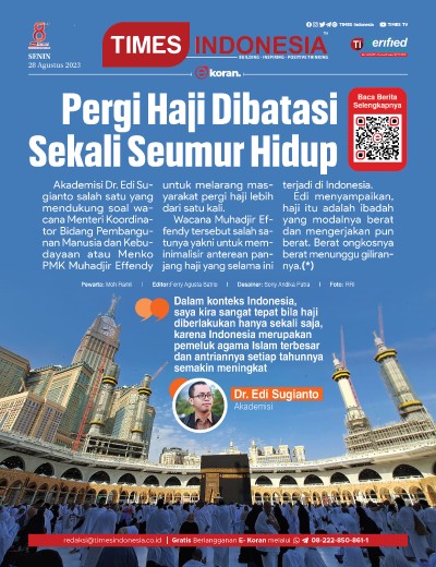 Edisi Senin, 28 Agustus 2023: E-Koran, Bacaan Positif Masyarakat 5.0