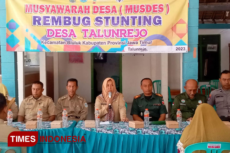 Pencegahan Stunting: Komitmen Danramil 0812/07 Bluluk, Muspika dan Pihak Terkait di Lamongan