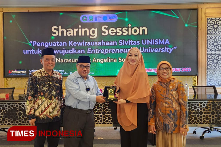 Siap Jadi Entrepreneurial University, Unisma Sharing Kewirausahaan Bareng Angelina Sondakh