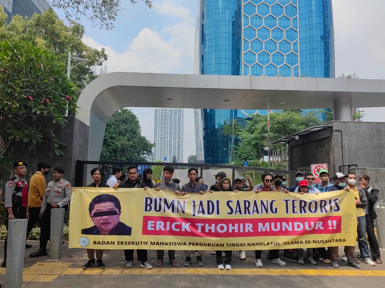 Buntut Kasus Teroris di BUMN, BEM PTNU Desak Erick Thohir Mundur dari Menteri