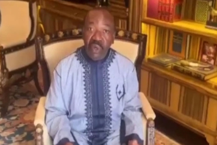 Penguasa Gabon, Ali Bongo meminta bantuan pendukungnya untuk membuat keributan.(FOTO: Africanews)