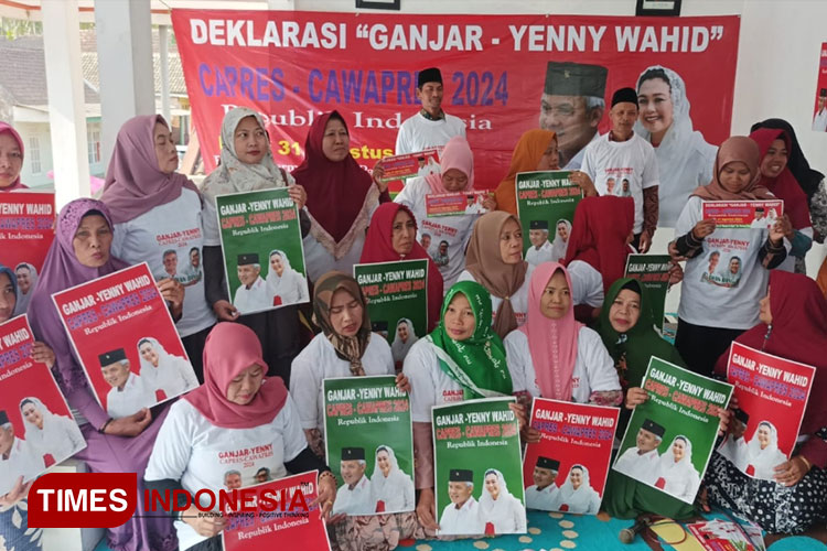 Dukung Ganjar-Yenny, Bangjo Malang Raya Deklarasi di Kaki Gunung Kawi