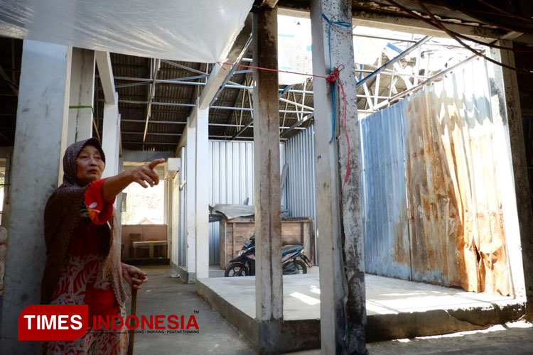 Kios Tak Kunjung Diperbaiki, Pedagang Pasar Arjosari Pacitan Resah