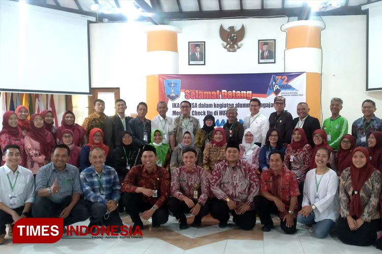 Ikatan Alumni Spensa sukses menggelar kegiatan alumni mengajar dan medical check up di SMP Negeri 1 Kota Malang, Rabu (30/08/2023). (FOTO: Putri Filiana/TIMES Indonesia)
