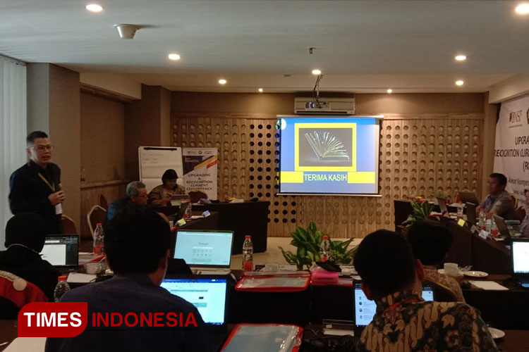Suasana kegiatan Upgrading dan Recognition of Current Competency (RCC) yang diselenggarakan ITNY dan BNSP di Hotel Dafam Seturan Yogyakarta. (FOTO: A Riyadi/TIMES Indonesia)
