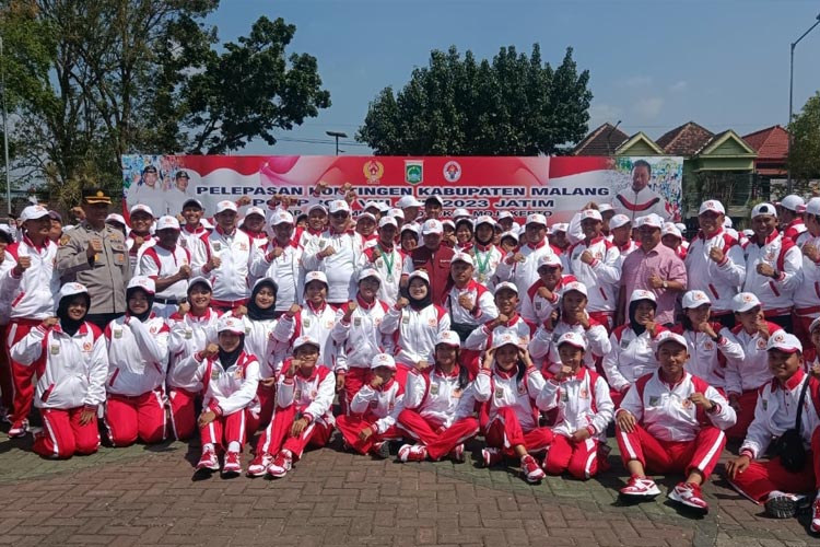 Lepas Atlet Porprov ke VIII Jatim, Bupati Malang Sanusi Siapkan Bonus Puluhan Juta
