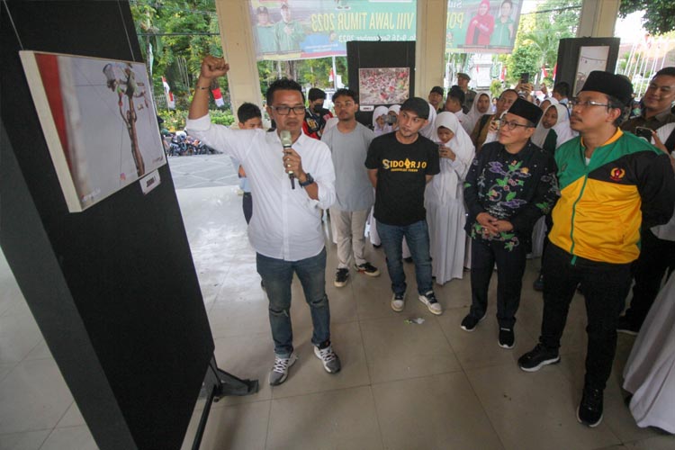 Forwas Gelar Pameran Foto Agustusan di Alun-alun Sidoarjo