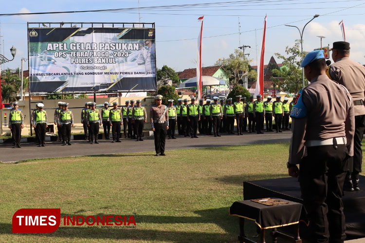 Polres Bantul Gelar Operasi Zebra Progo 2023, 7 Pelanggaran Prioritas Ini Jadi Target