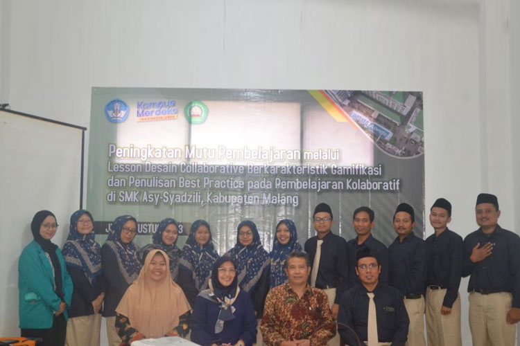 Unisma Malang TIngkatkan Mutu Guru di SMK Asy&#45;Syadzili Melalui Workshop