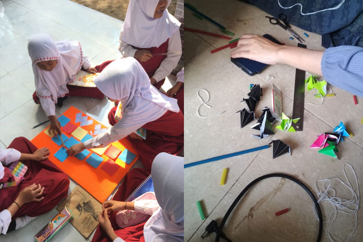 Cara Unik KSM Unisma Malang Sukseskan Akreditasi Sekolah SDN Wonoayu