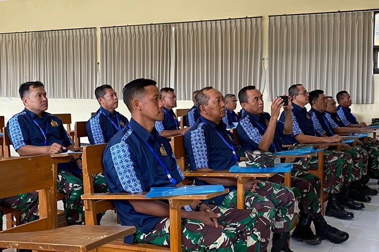 Pelatihan Bektram yang diikuti oleh prajurit dan PNS TNI AL di Polbangtan Malang, Selasa (5/9/2023). (Foto: Polbangtan Malang for TIMES Indonesia) 