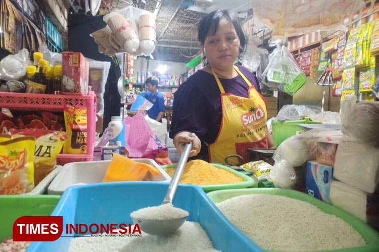 Ilustrasi stok beras di pasar (FOTO: Dok TIMES Indonesia)
