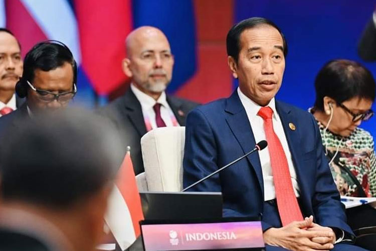 Presiden Jokowi dalam KTT ASEAN tahun 2023. (FOTO: dok. Setkab) 