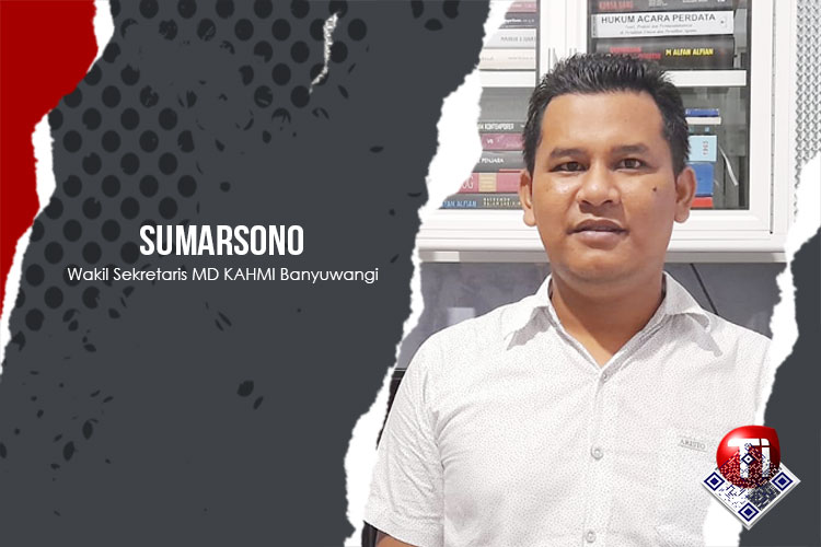 Sumarsono (Wakil Sekretaris MD KAHMI Banyuwangi).
