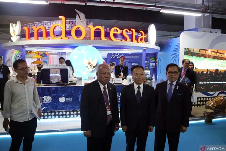 Menteri Pekerjaan Umum dan Perumahan Rakyat (PUPR) Indonesia, Basuki Hadimuljono, Indonesia sebagai tuan rumah World Water Forum ke-10 tahun 2024  di Beijing, Senin (11/9/2023) (Foto: Antara)