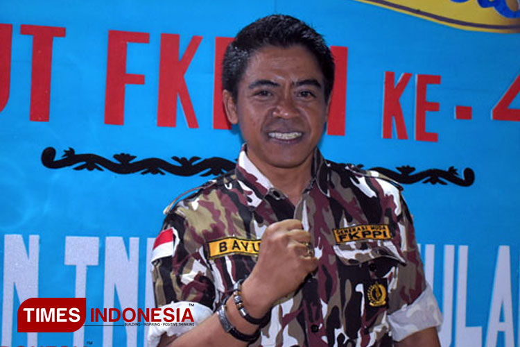 Ketua PC 1308 GM FKPPI Blitar, Bayu Setyo Kuncoro. (Foto: TIMES Indonesia)
