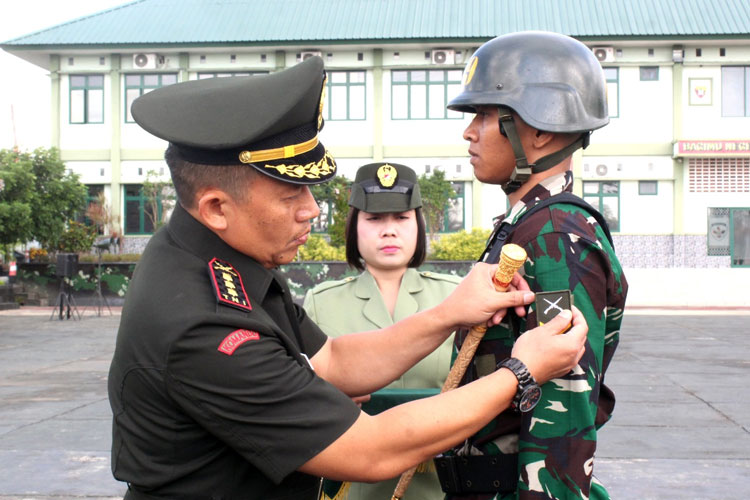 92 Bintara siswa TNI AD ikuti pendidikan pertama Bintara. (Foto: Pendam IX Udayana) 