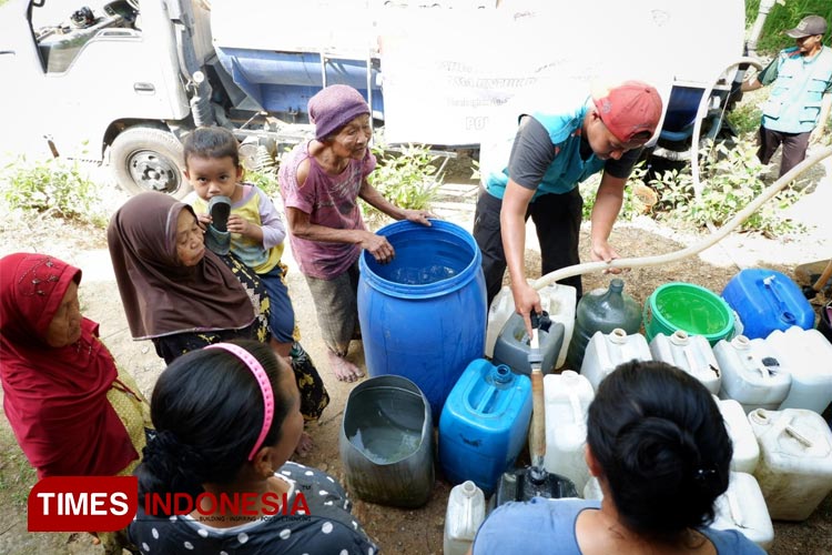 12 Ribu Jiwa Di Pacitan Terdampak Krisis Air Bersih Times Indonesia