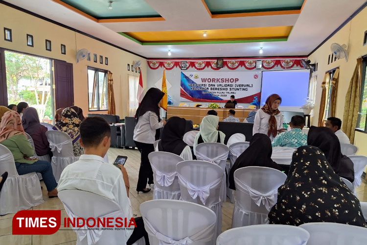 Kegiatan Workshop Verval Dinas KB Pulau Taliabu. (Foto Husen Hamid TIMES Indonesia)