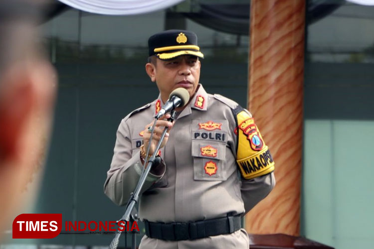 Wakapolresta Banyuwangi, AKBP Dewa Putu Eka Darmawan. (Foto : Syamsul Arifin/TIMES Indonesia)