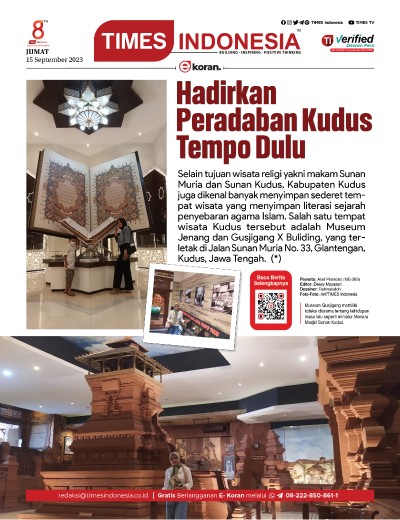  	Edisi Jumat, 15 September 2023: E-Koran, Bacaan Positif Masyarakat 5.0 