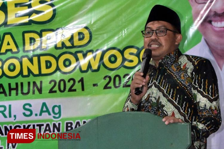 Ketua Fraksi PKB DPRD Kabupaten Bondowoso Jawa Timur (FOTO: Moh Bahri/TIMES Indonesia)