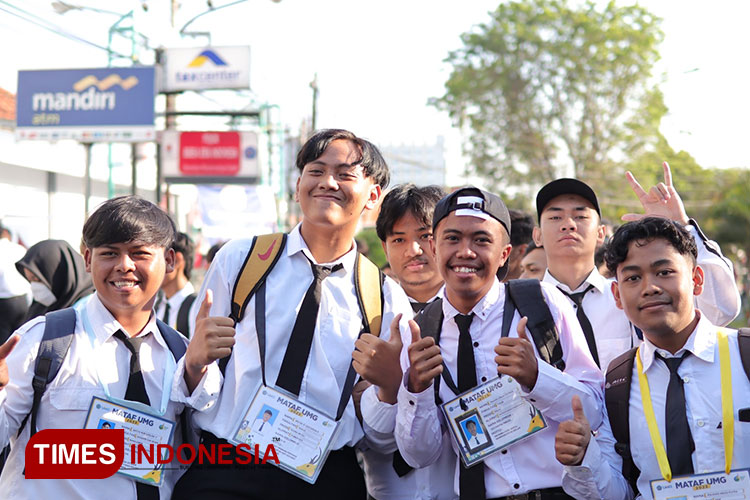 Mahasiswa UMG saat mengikuti Mataf di kampus (Foto: Akmal/TIMES Indonesia)