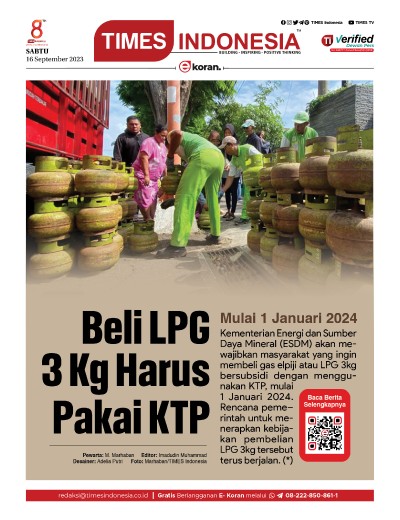 Edisi Sabtu 16 September 2023: E-Koran, Bacaan Positif Masyarakat 5.0