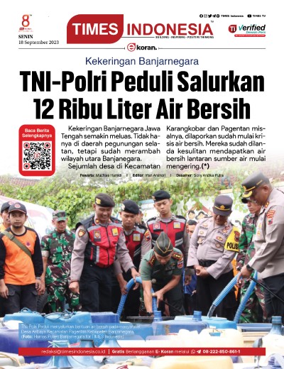 Edisi Senin, 18 September 2023: E-Koran, Bacaan Positif Masyarakat 5.0