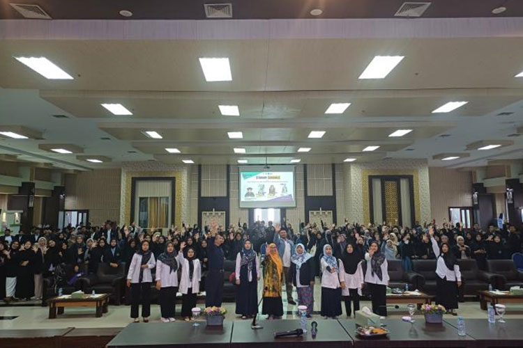 Acara studium general tentang pencegahan kekerasan seksual di kampus yang diadakan oleh Fakultas Psikologi UIN Malang, Senin (18/9/2023). (Foto: Humas UIN Malang)