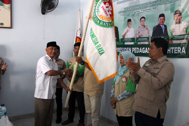 Deklarasi dan pelantikan Pengurus Papera Nganjuk, Senin (18/9/2023)