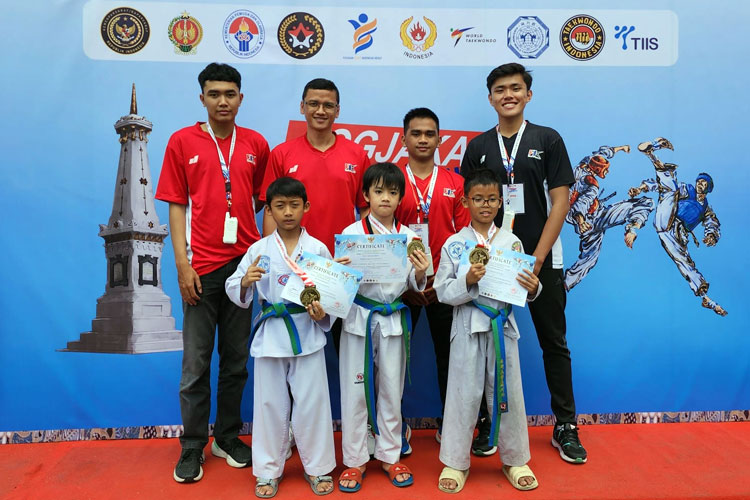 F1 Club Taekwondo Malang Raih 63 Medali di Jogjakarta International Open 2023