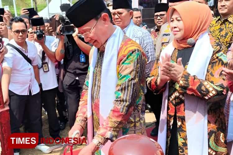 Bupati Majalengka, H Karna Sobahi membuka MTQ ke-53 tingkat Kabupaten Majalengka. (FOTO: Hendri Firmansyah/TIMES Indonesia)