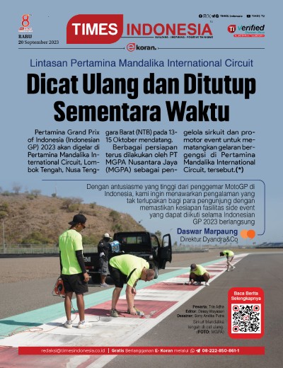 Edisi Rabu, 20 September 2023: E-Koran, Bacaan Positif Masyarakat 5.0