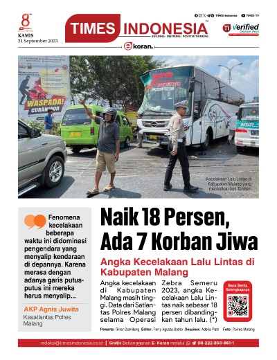	Edisi Kamis, 21 September 2023: E-Koran, Bacaan Positif Masyarakat 5.0