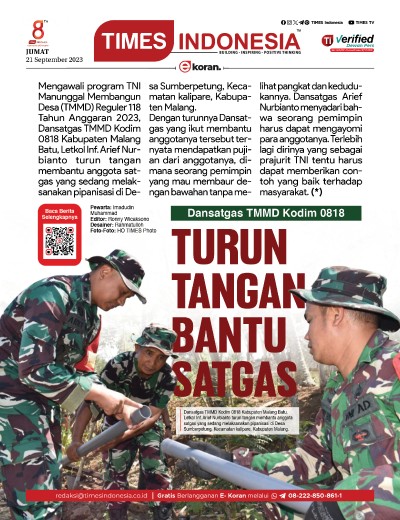 	Edisi Jumat, 22 September 2023: E-Koran, Bacaan Positif Masyarakat 5.0