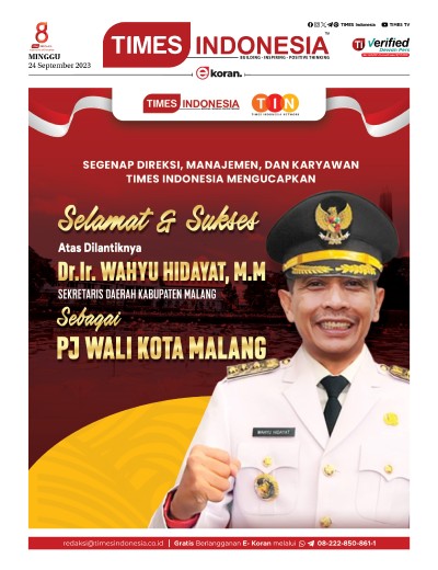 	Edisi Minggu, 24 September 2023: E-Koran, Bacaan Positif Masyarakat 5.0