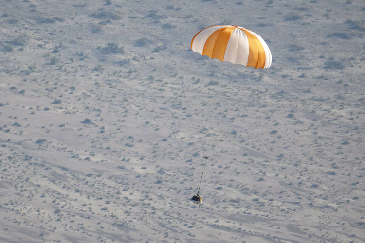 Di lokasi yang terik di Utah AS inilah kapsul yang berisi sampel batuan dan debu dari asteroid Bennu diperkirakan akan mendarat dengan parasut. (FOTO: NASA)