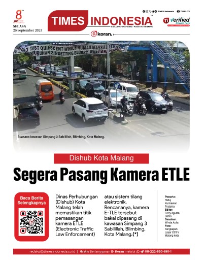 Edisi Selasa, 26 September 2023: E-Koran, Bacaan Positif Masyarakat 5.0