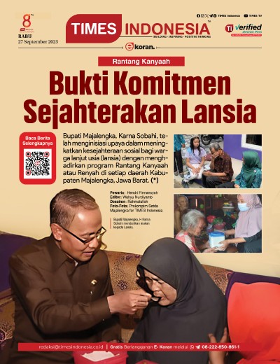 Edisi Rabu, 27 September 2023: E-Koran, Bacaan Positif Masyarakat 5.0